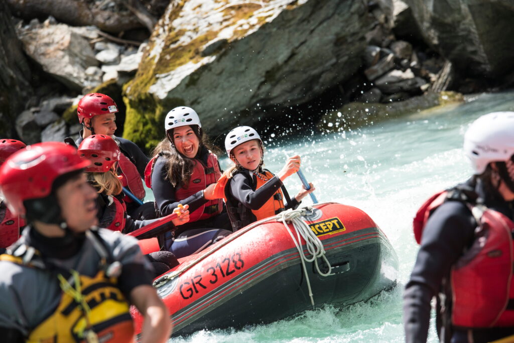 Rafting and more water sports in the Engadin Valley